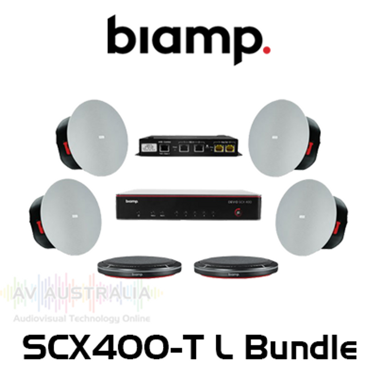 Biamp Devio SCX 400 With Tabletop Mic For Large Conference Room