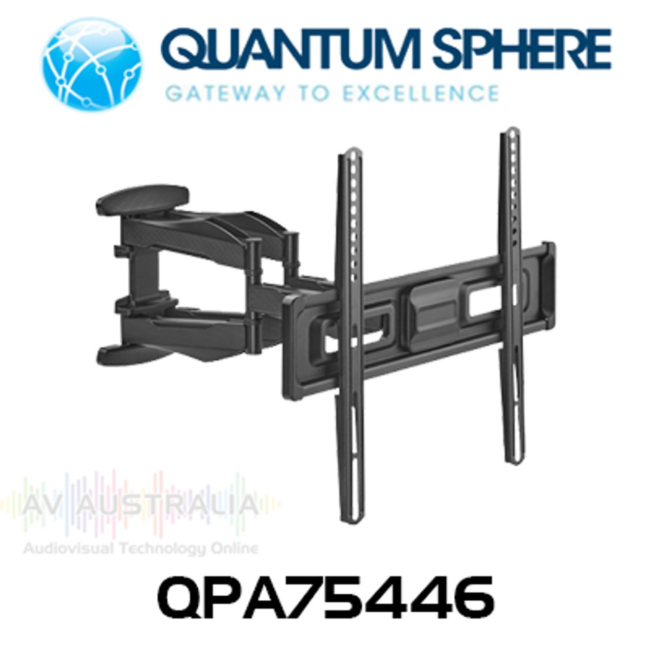 Quantum Sphere 32"-40" Display Full Motion Wall Mount (45kg Max)