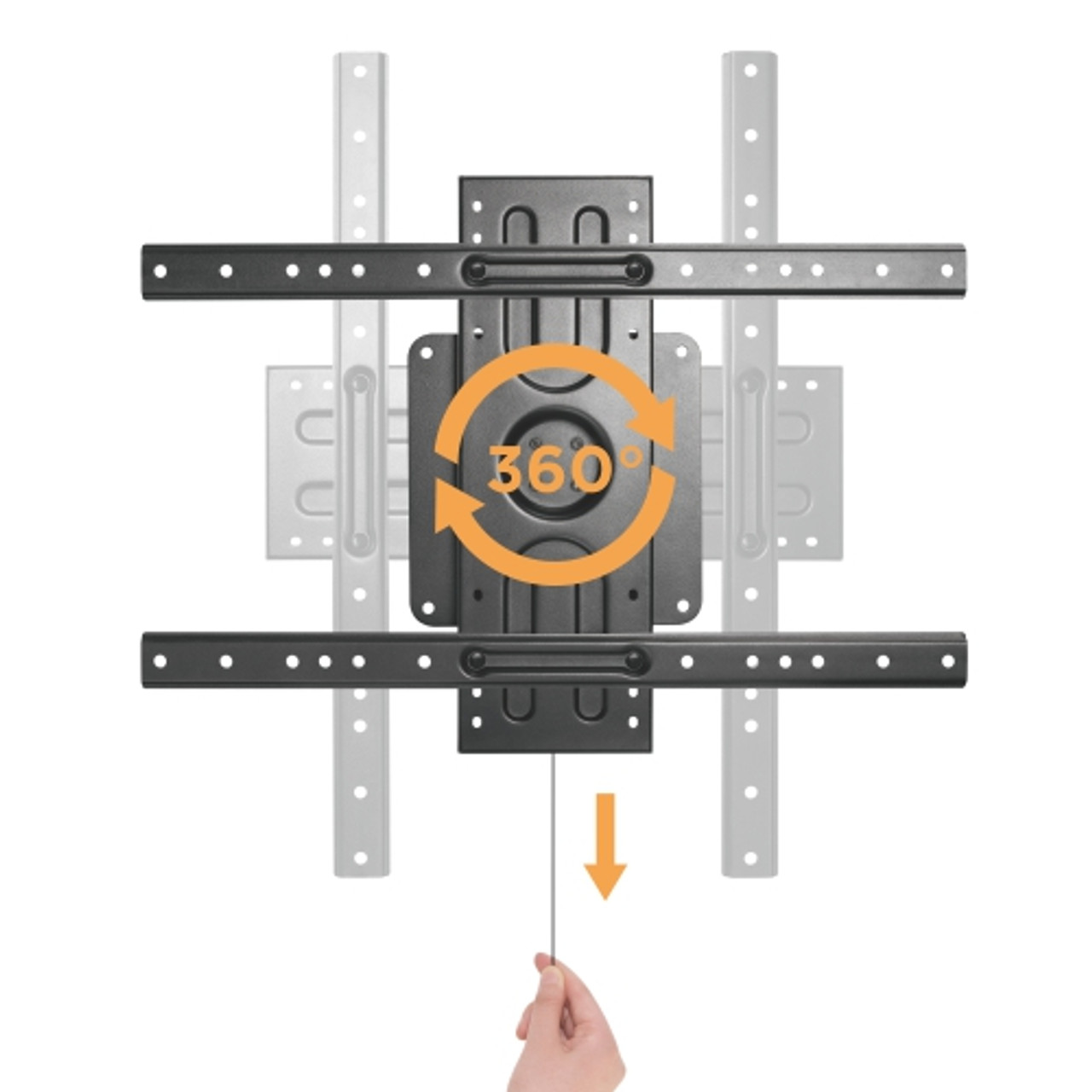 Quantum Sphere QP6946F 40"-80" 360° Rotatable Large Display Wall Mount (50kg Max)