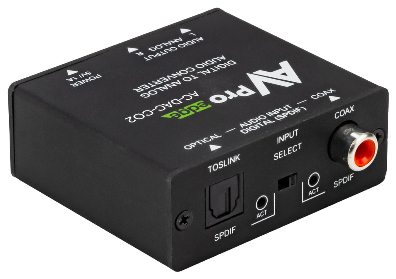 AVPro Edge AC-DAC-CO2 Digital To Analog Audio Converter