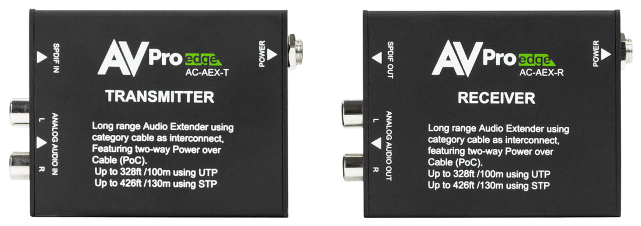 AVPro Edge AC-AEX-KIT Analog / Digital Audio Extender Set (100m)