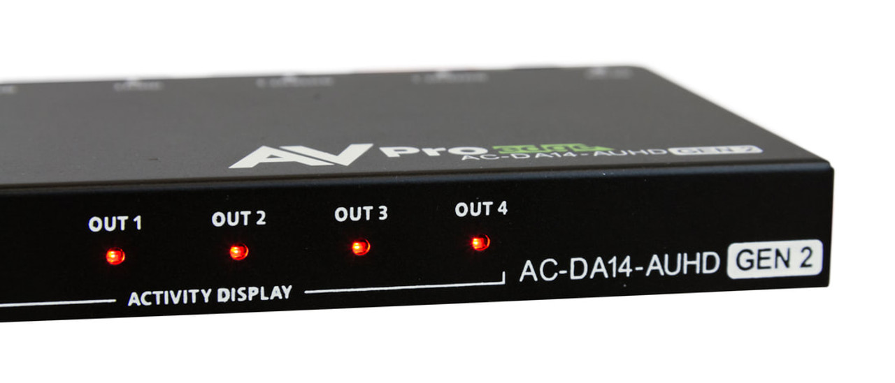 AVPro Edge AC-DA14-AUHD-GEN2 1x4 4K60 18Gbps HDMI Distribution Amplifier