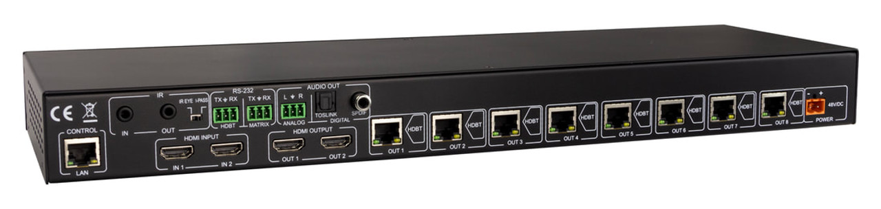 AVPro Edge AC-DA210-HDBT 2x8:2 4K60 18Gbps HDBaseT Distributor