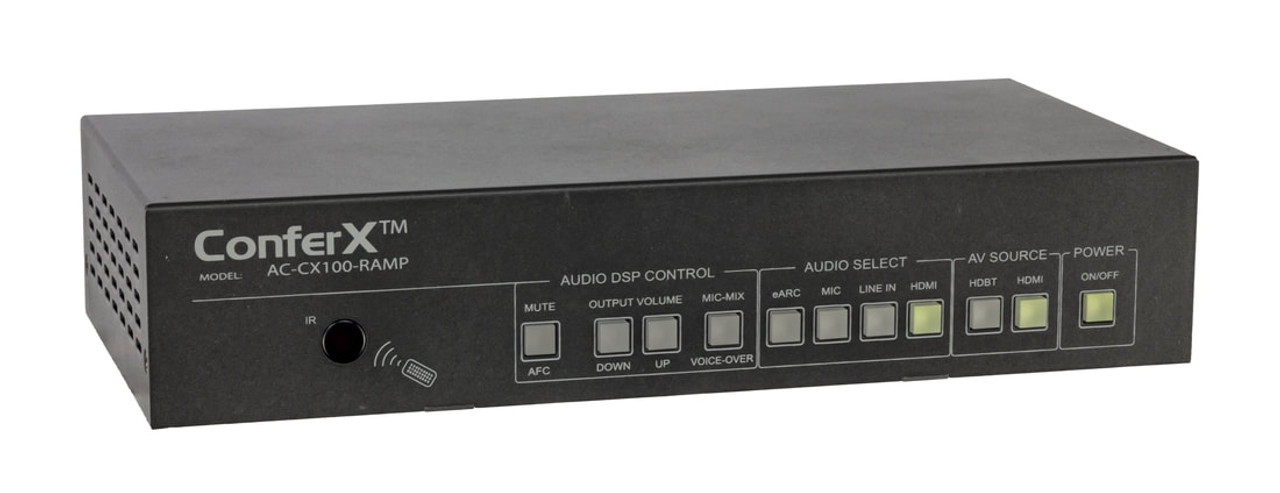 AVPro Edge ConferX 4K HDR HDBaseT Presentation Switcher With Class-D Amplifier (70m)