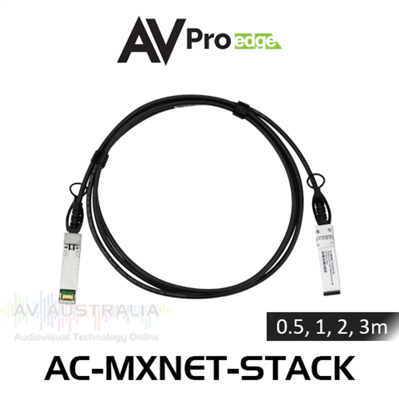 AVPro Edge MxNet Fiber Optic Link Cable For Network Switch (0.5, 1, 2, 3m)