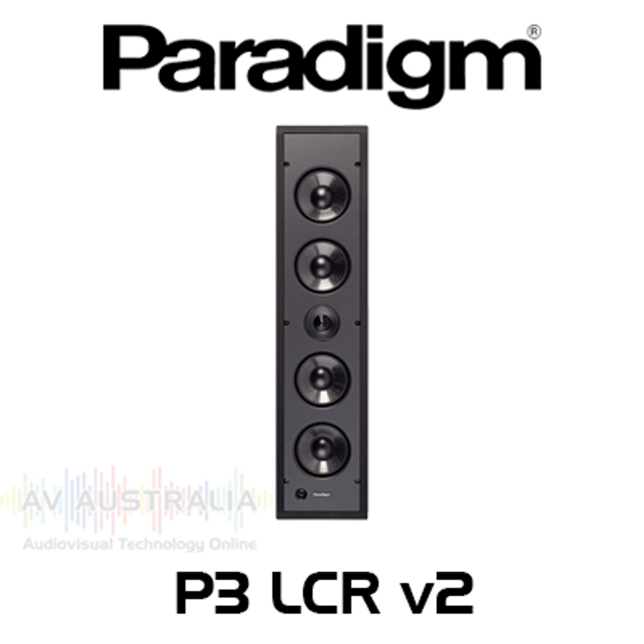 Paradigm CI Pro P3-LCR v2 Dual 5.5" Carbon-X In-Wall LCR Speaker with Passive Radiators (Each)