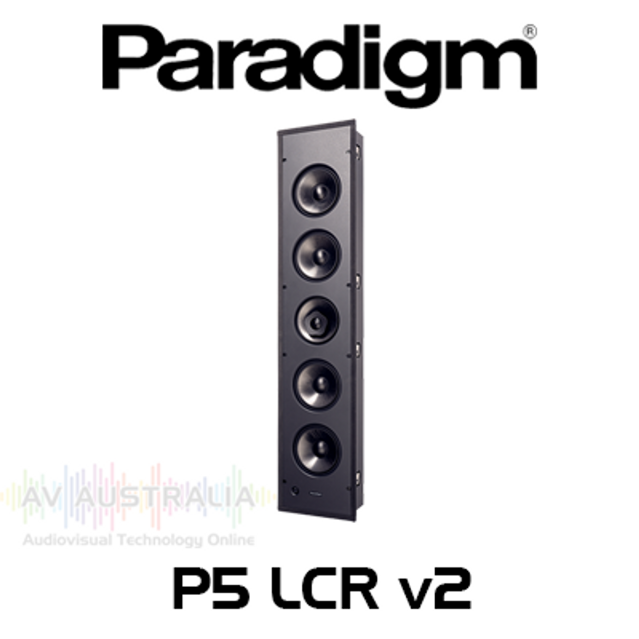 Paradigm CI Pro P5-LCR v2 Dual 6.5" Carbon-X 3-Way In-Wall LCR Speaker With Passive Radiators (Each)