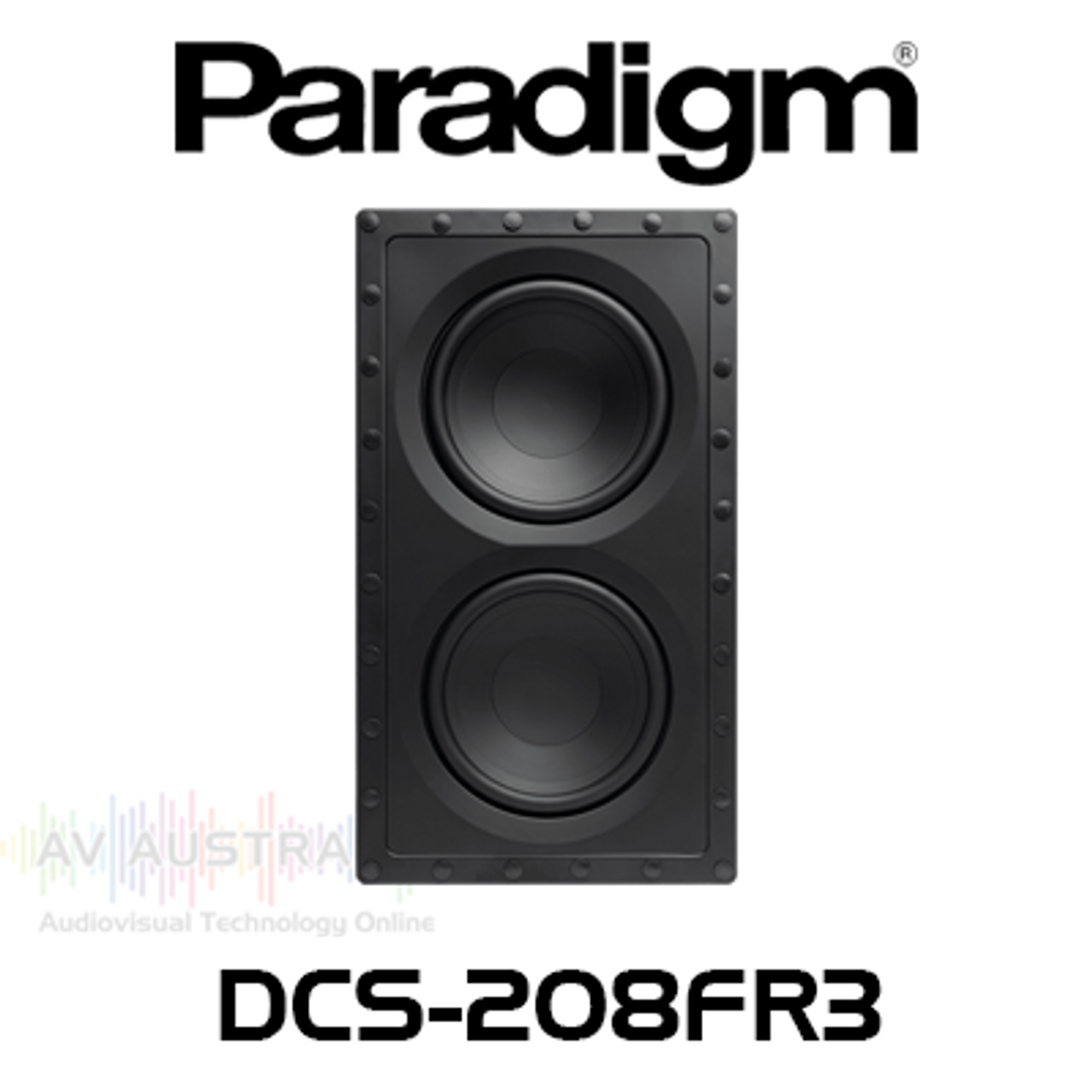 Paradigm DCS-208FR3 Dual 8" In-Wall Subwoofer with Fire-Rated Enclosure (Each)