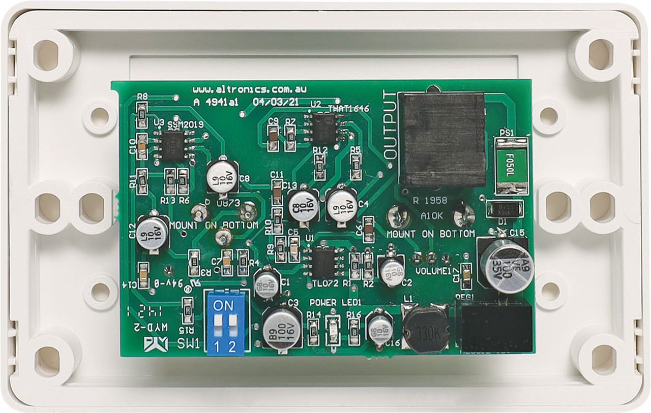 Redback 3-Pin XLR Transmitter Wallplate