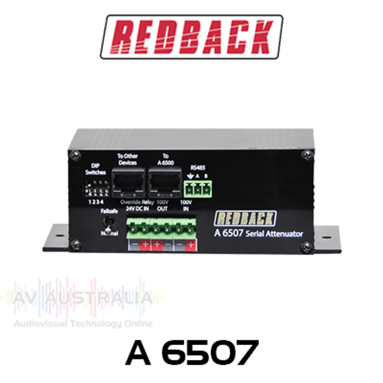 Redback RS485 Serial Controlled 100V Line Attenuator
