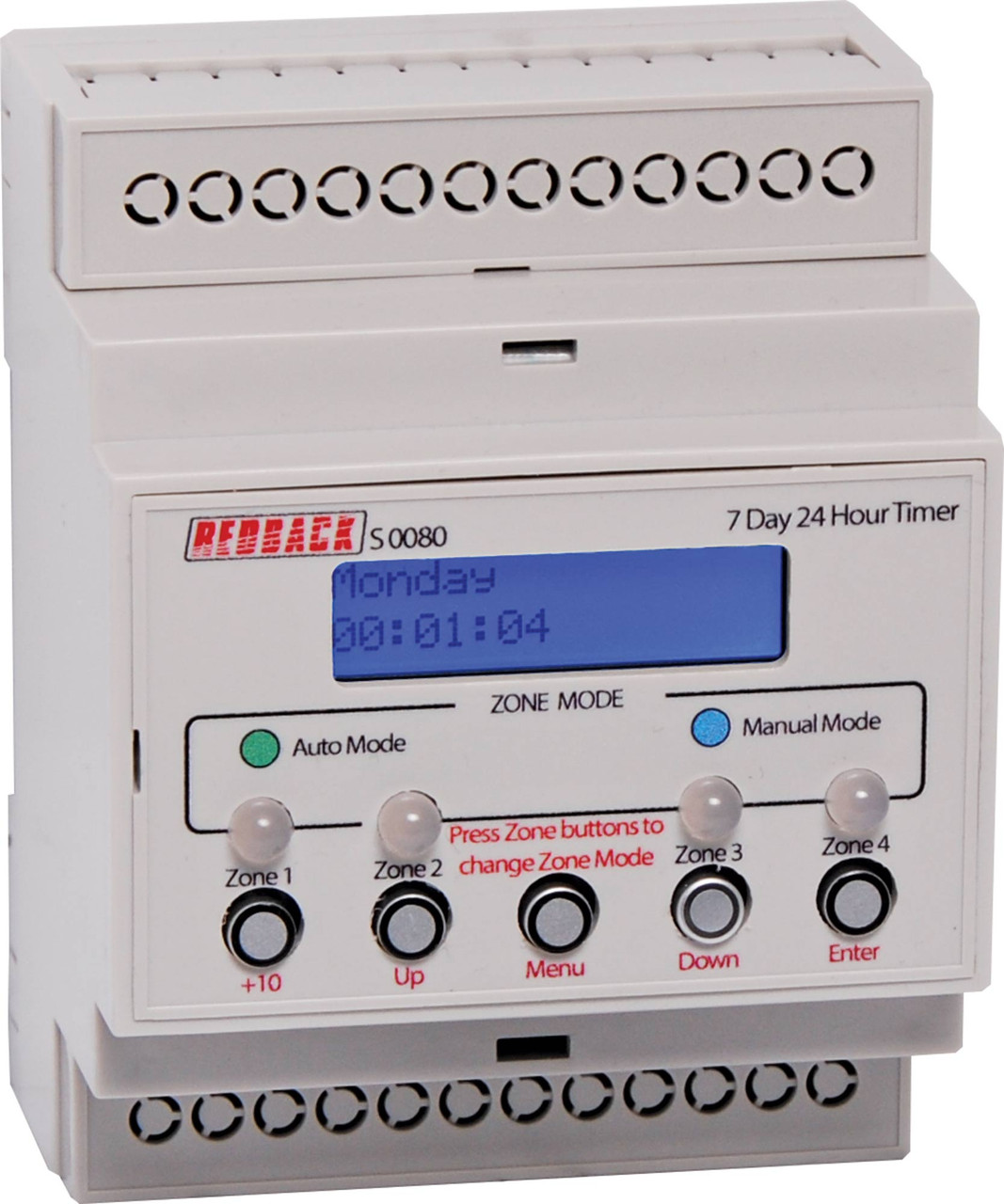 Redback 50 Event 4 Output 24 Hour 7 Day DIN Rail Timer