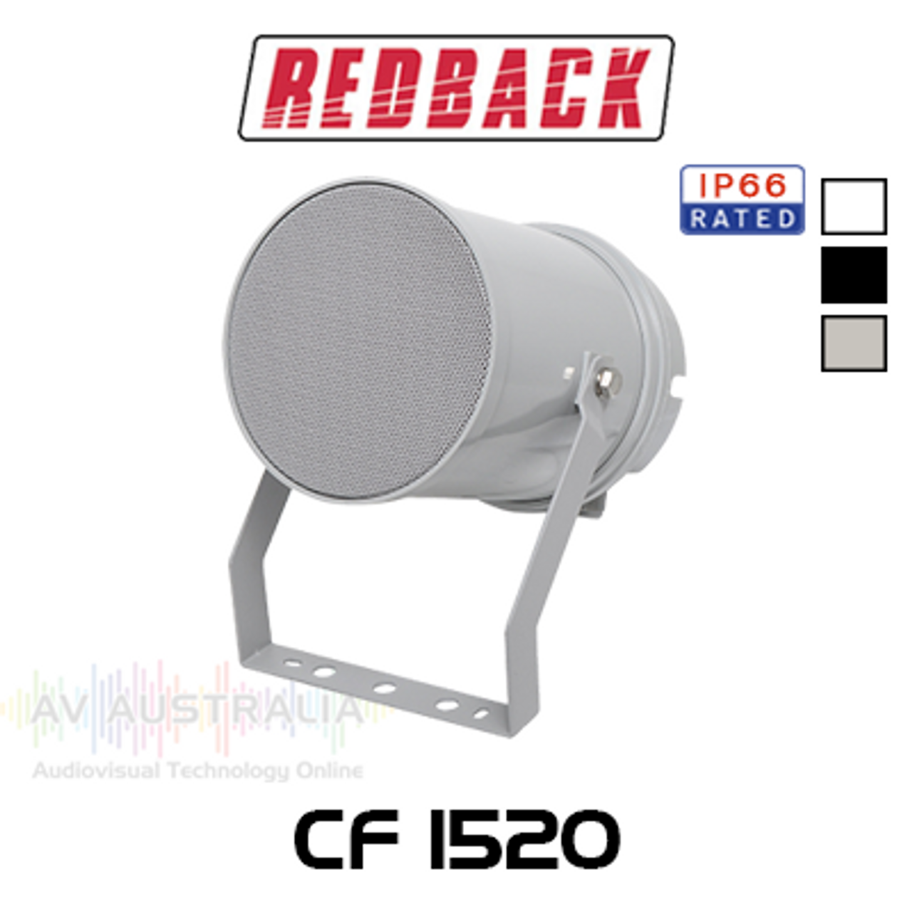 Redback One-Shot 10W 100V IP66 EWIS AS ISO7240.24 Fire Sound Projector PA Speaker