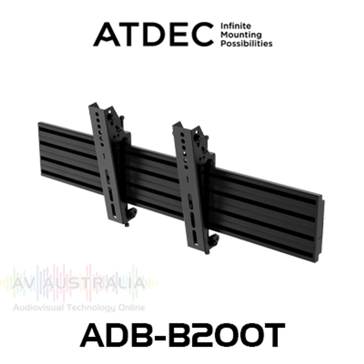 Atdec ADB-B200T VESA 200 Tilt Brackets (50kg Max)