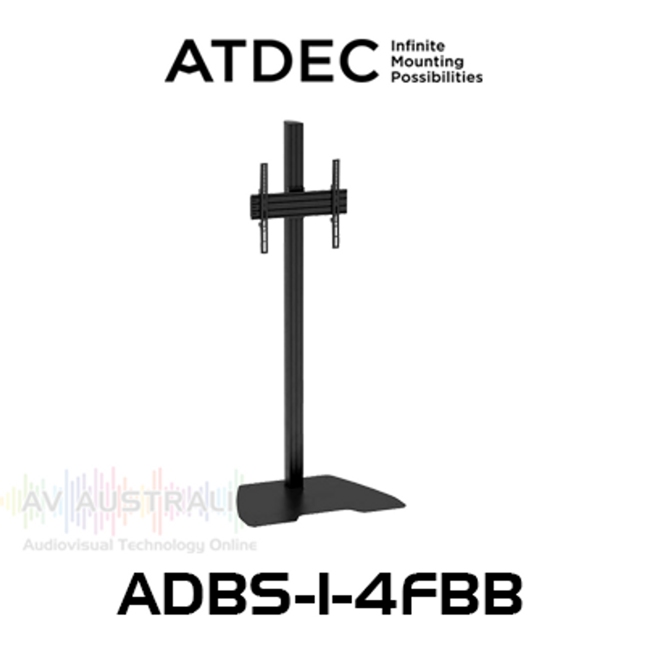 Atdec ADBS-1-4FBB VESA 400 Freestanding Floor Stand (50kg Max)