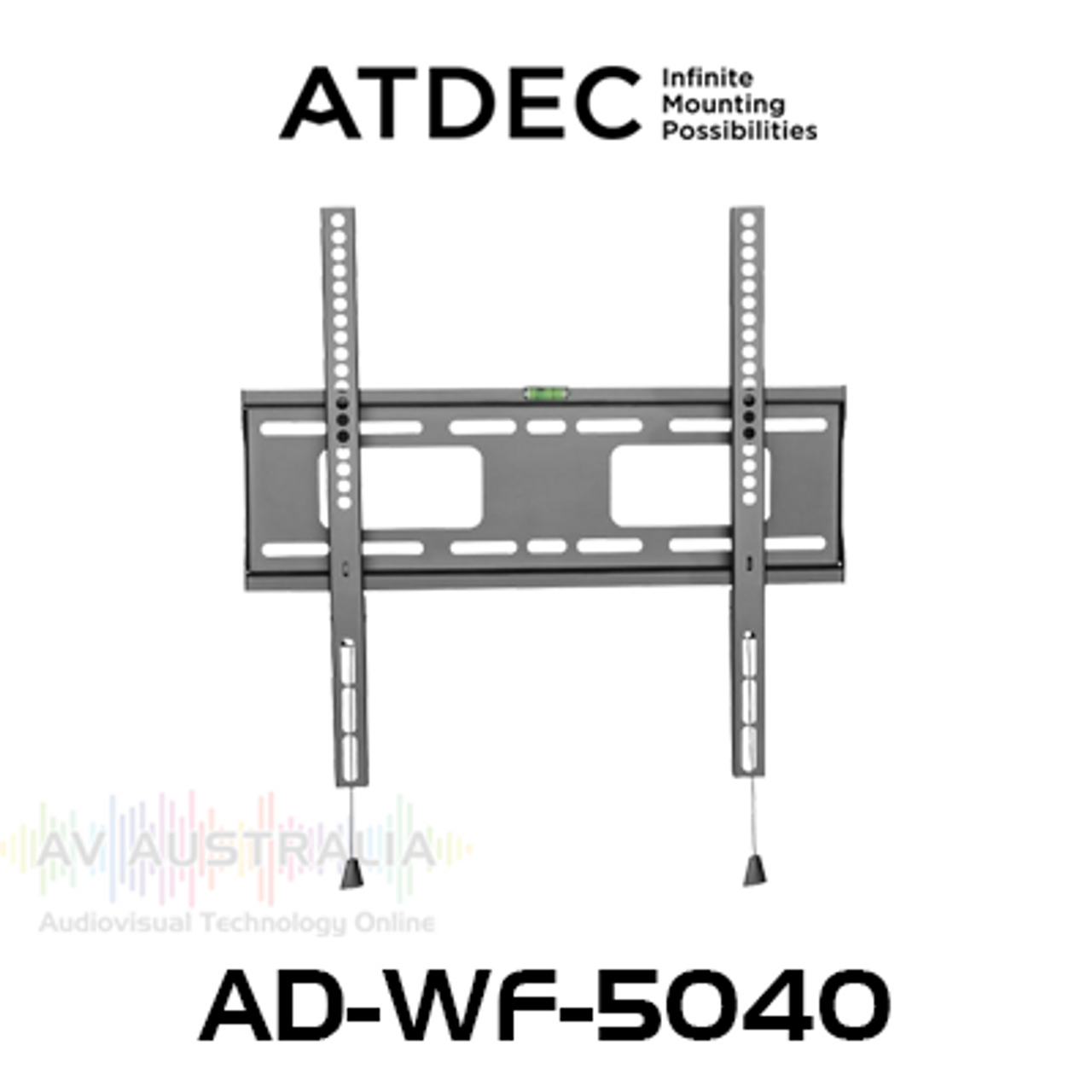 Atdec AD-WF-5040 VESA 400 Low Profile Fixed Display Wall Mount (50kg Max)