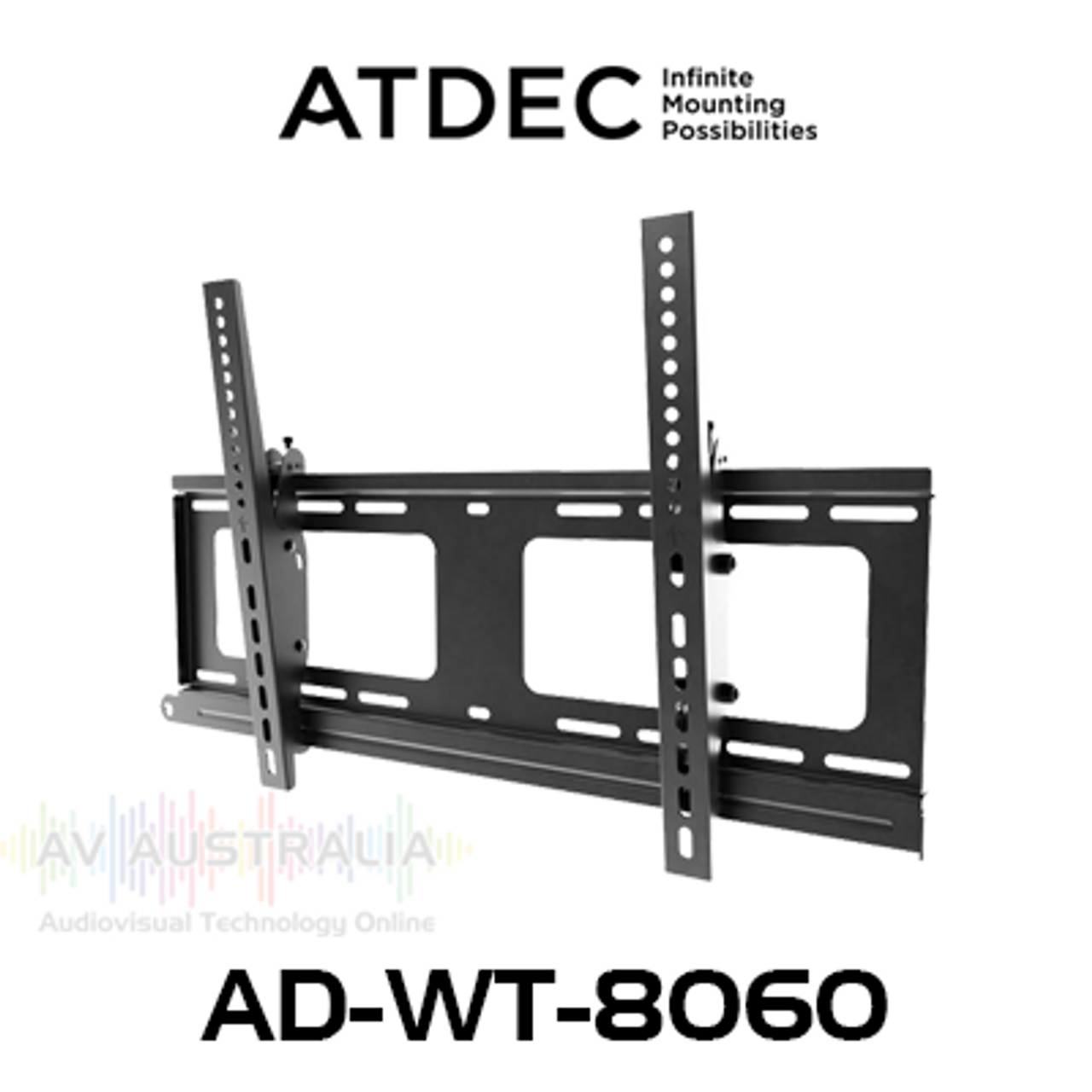 Atdec AD-WT-8060 VESA 600x400 Tilt Display Wall Mount (80kg Max)