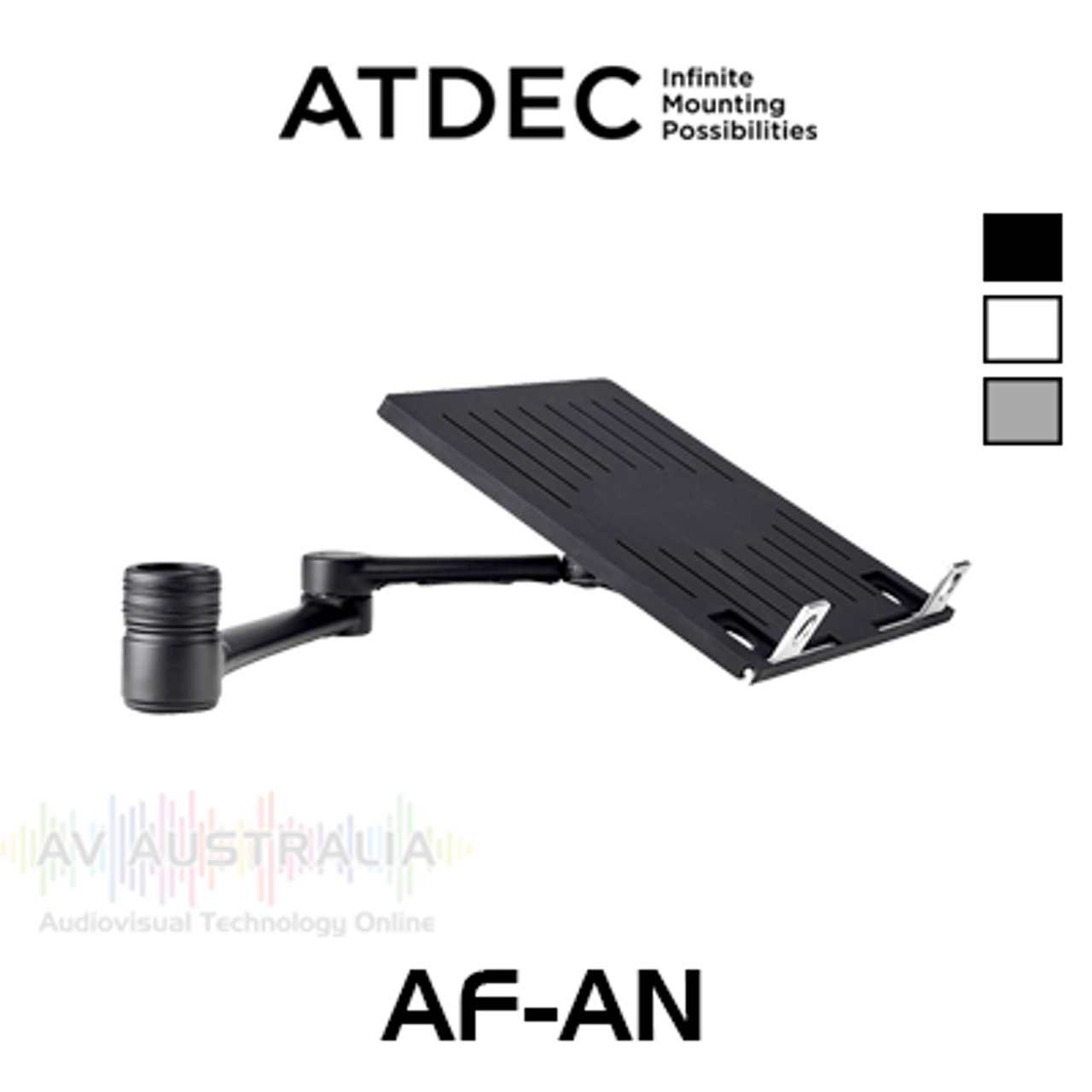 Atdec AF-AN Accessory Notebook Arm For AF-AT Desk Mount (8kg Max)