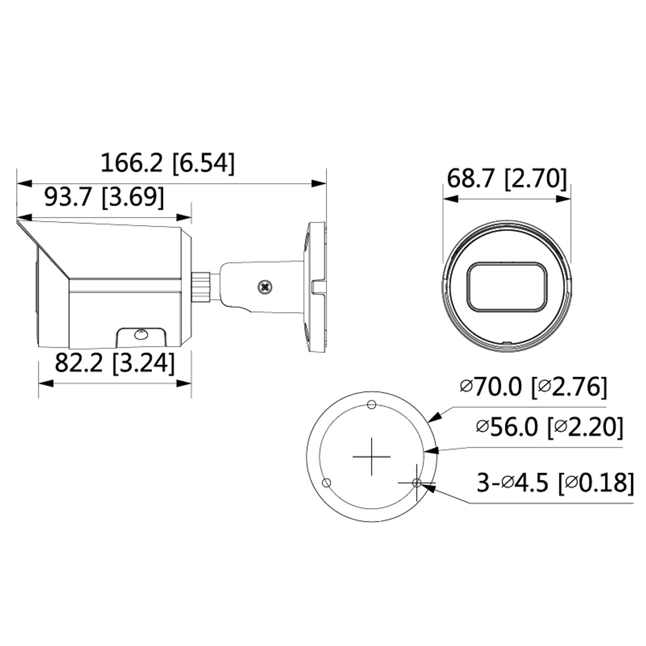 Watchguard Compact 8MP Fixed IP67 Mini Bullet IP Camera