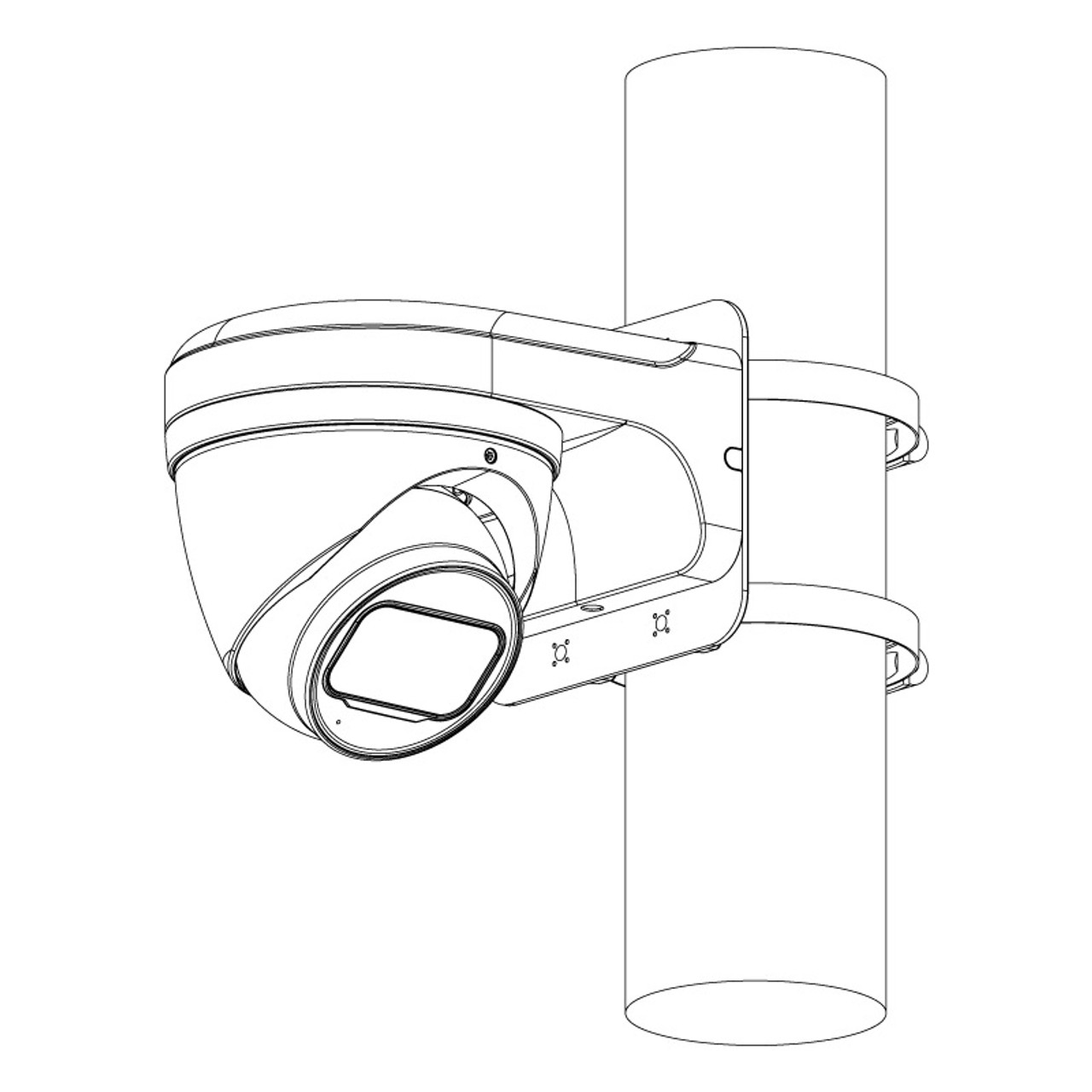 SecurView Professional 4 x 8MP Motorised Outdoor HDCVI Turret Cameras with 2TB AI DVR Surveillance Kit