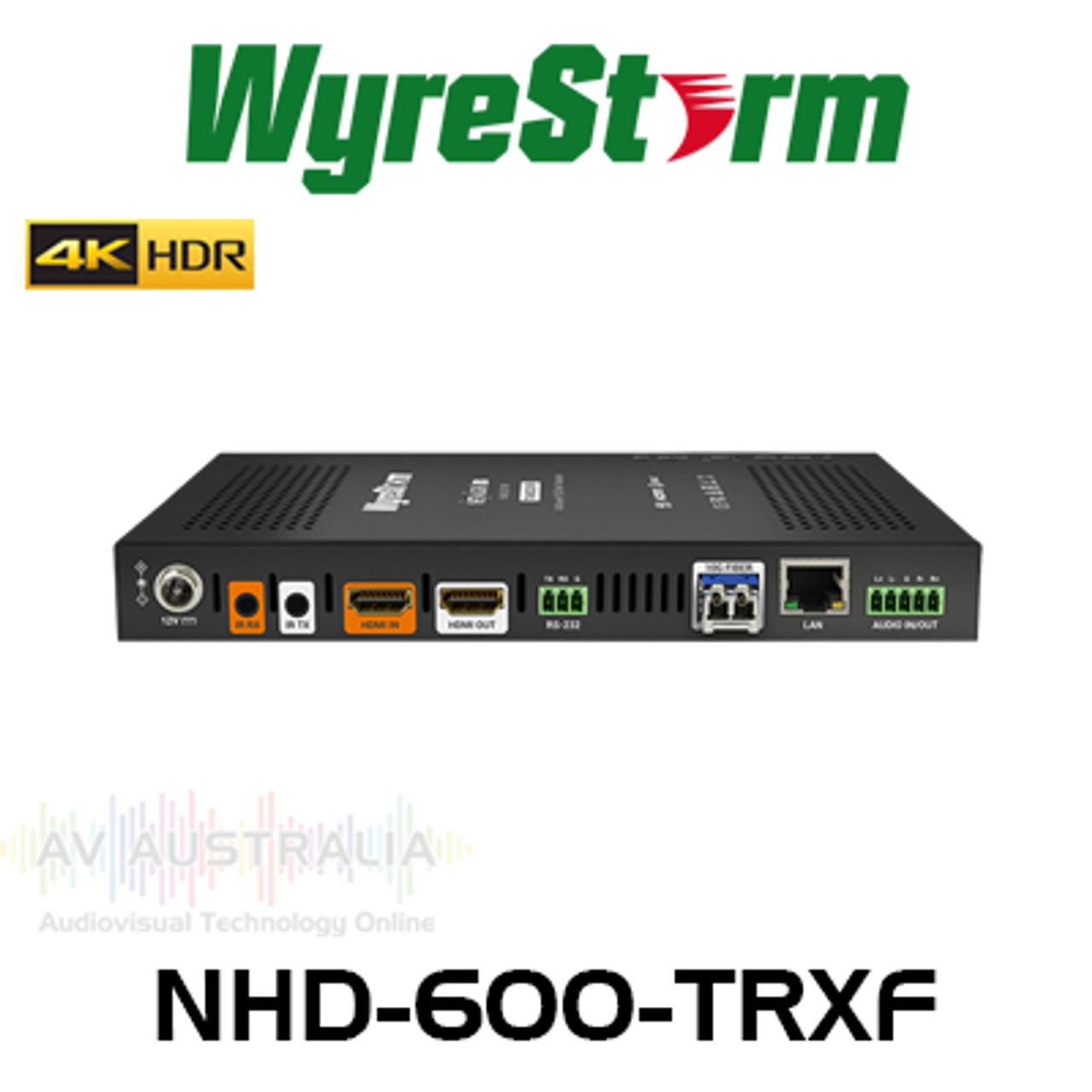 WyreStorm NetworkHD 600 4K60 4:4:4 HDR10 AV Over 10GbE Network SDVoE Fiber Transceiver