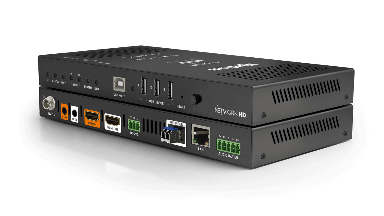 WyreStorm NetworkHD 600 4K60 4:4:4 HDR10 AV Over 10GbE Network SDVoE Fiber Transceiver