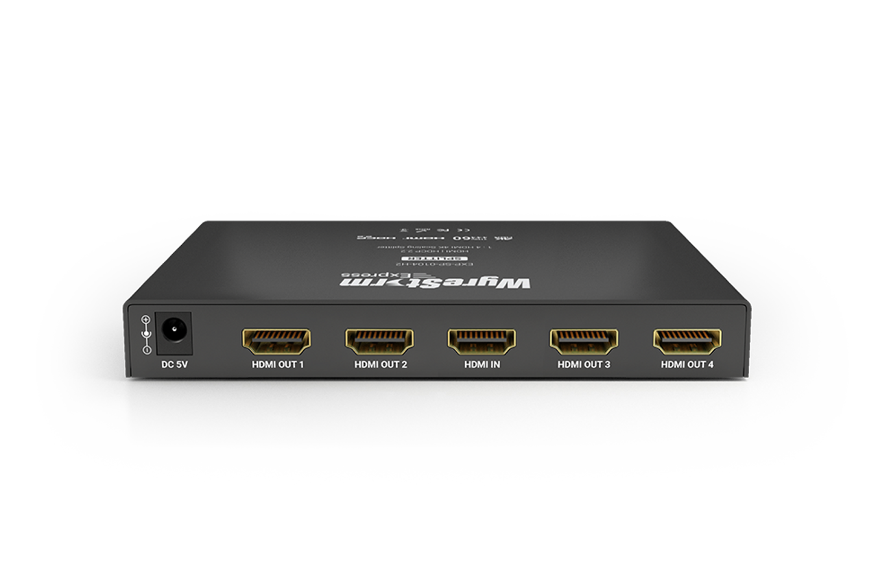 WyreStorm Essentials 4K60 1:4 HDMI Splitter with Scaling