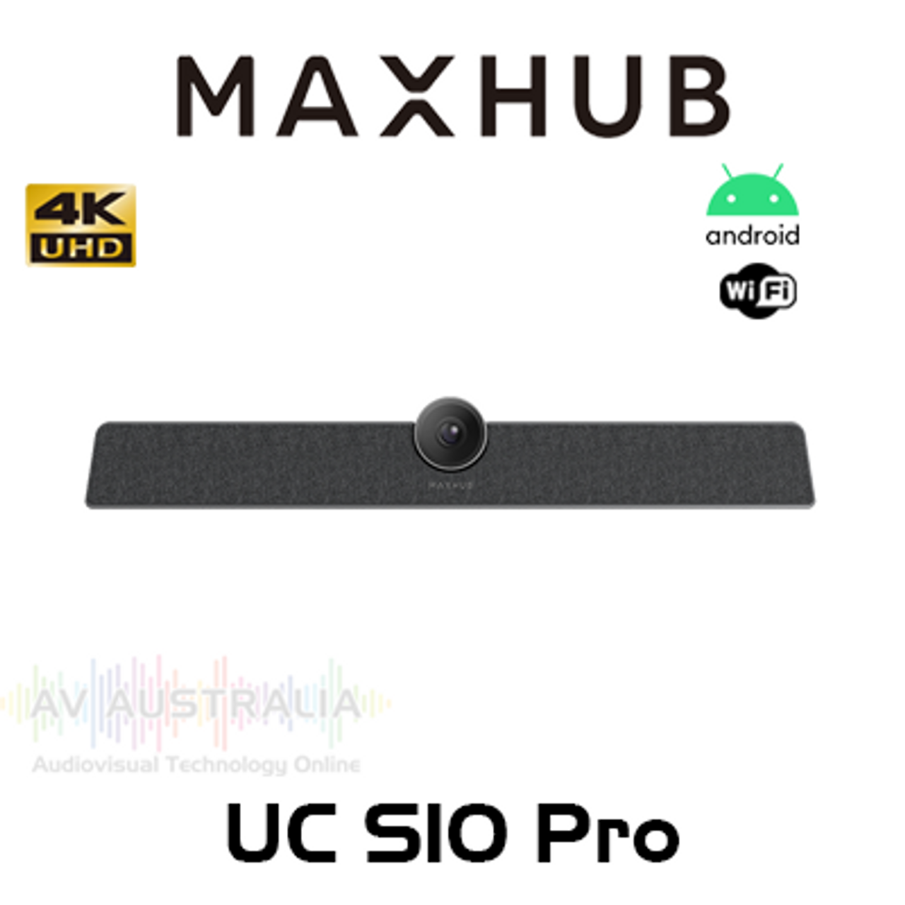 MaxHub UCS10 Pro 4K All-In-One Android 9.0 Video Bar With Flip Function