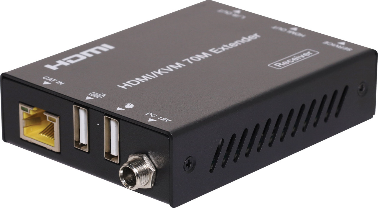 Dynalink 4K60 UHD HDMI Extender With USB KVM (up to 70m)