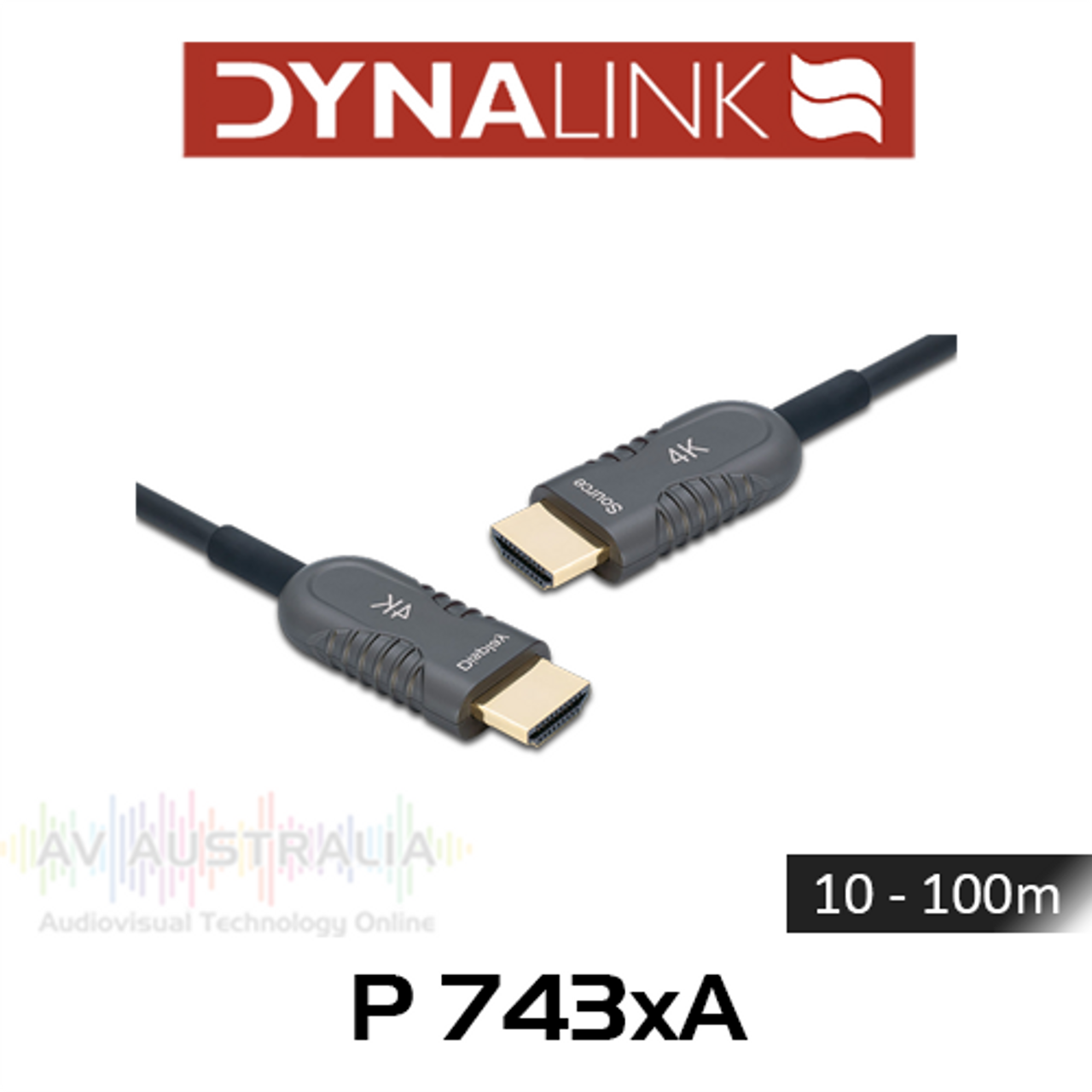 Dynalink 4K HDR10 18Gbps Active Optical HDMI 2.0 Cables (10 - 100m)