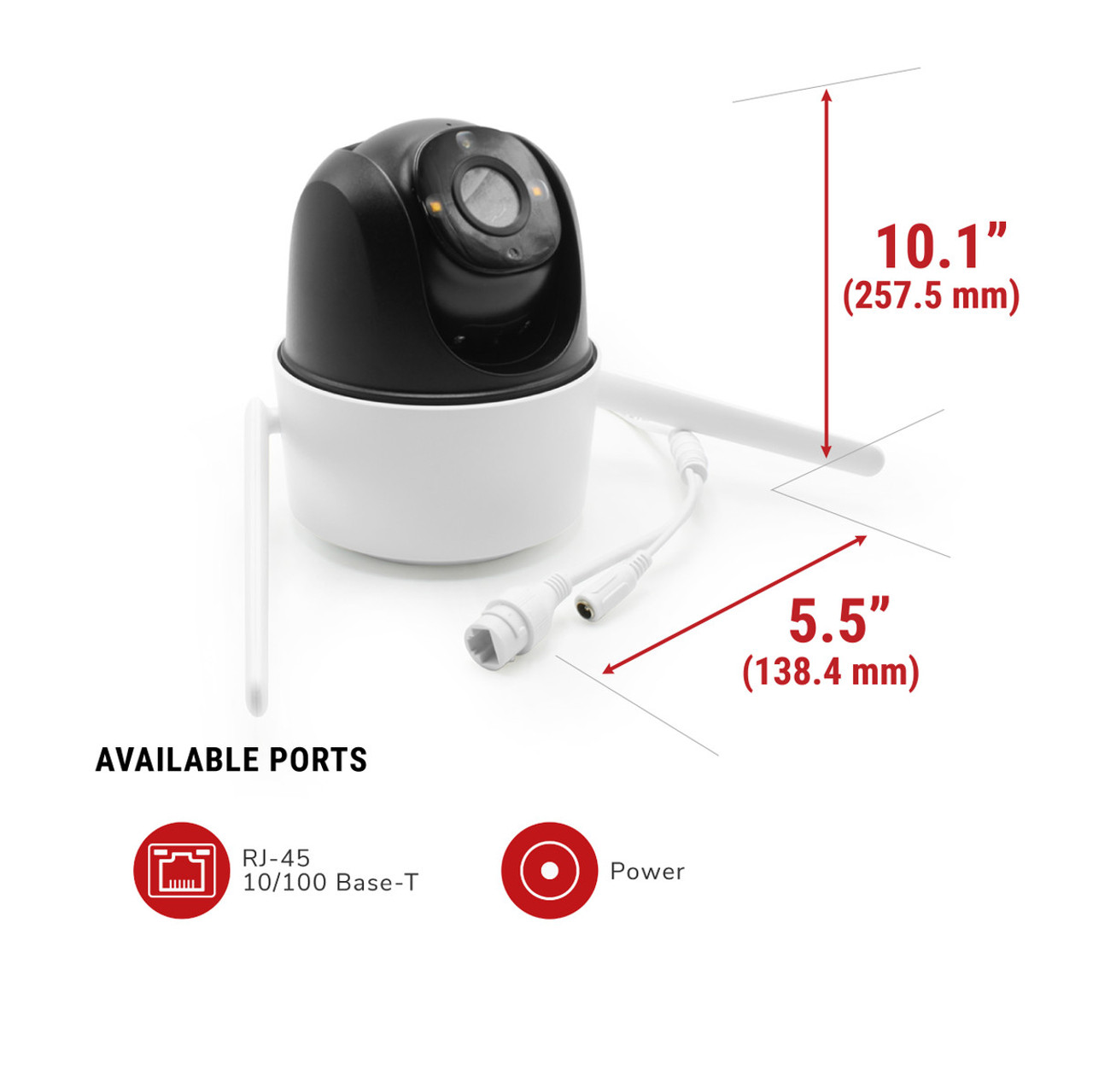 IC Realtime Orb-Outdoor 4MP QHD 360-Degree Outdoor WiFi Security Camera