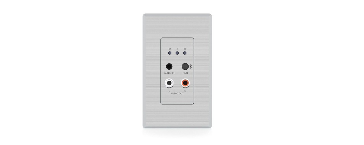 BluStream DA11ABL-WP-US Bluetooth & Analog Audio Dante Wallplate