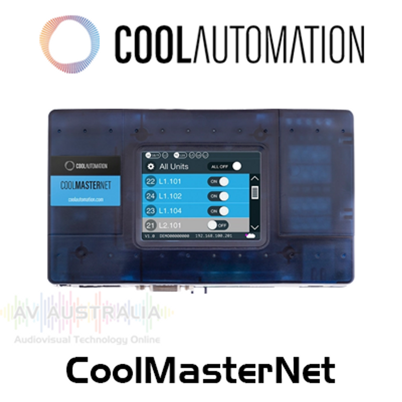 CoolAutomation CoolMasterNet RS232, RS485 IP Interface
