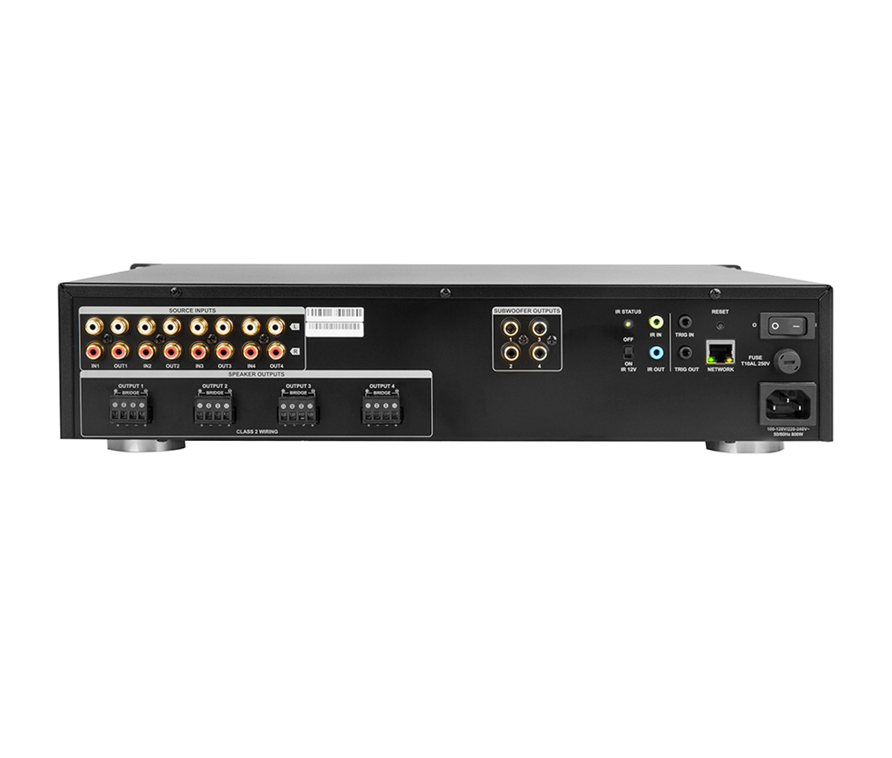 Episode Response 8/12/16 Channels 100W Class-D DSP Amplifier