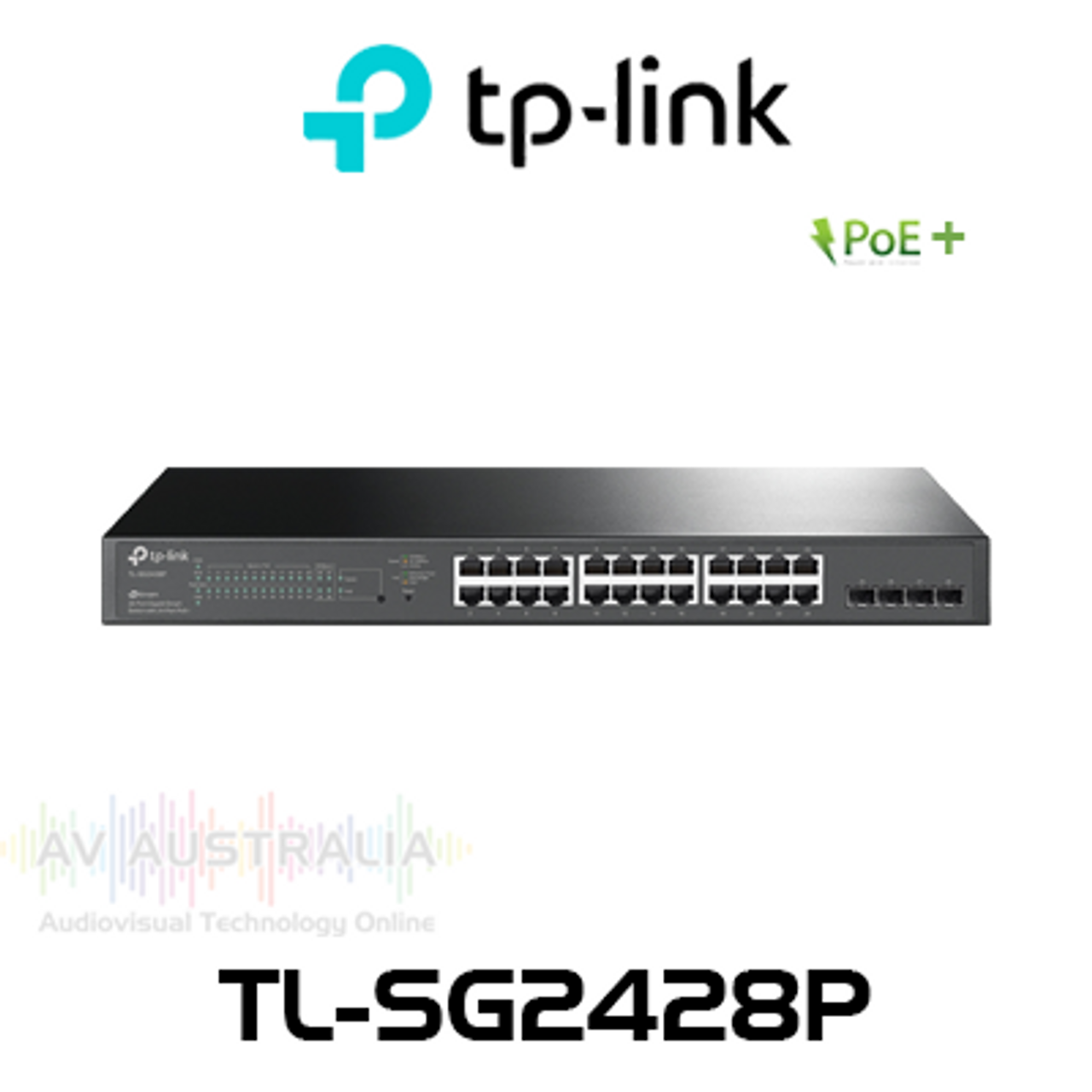 TP-Link TL-SG2428P Jetstream 24-Port Gigabit Smart PoE+ Switch With 4 SFP Slots