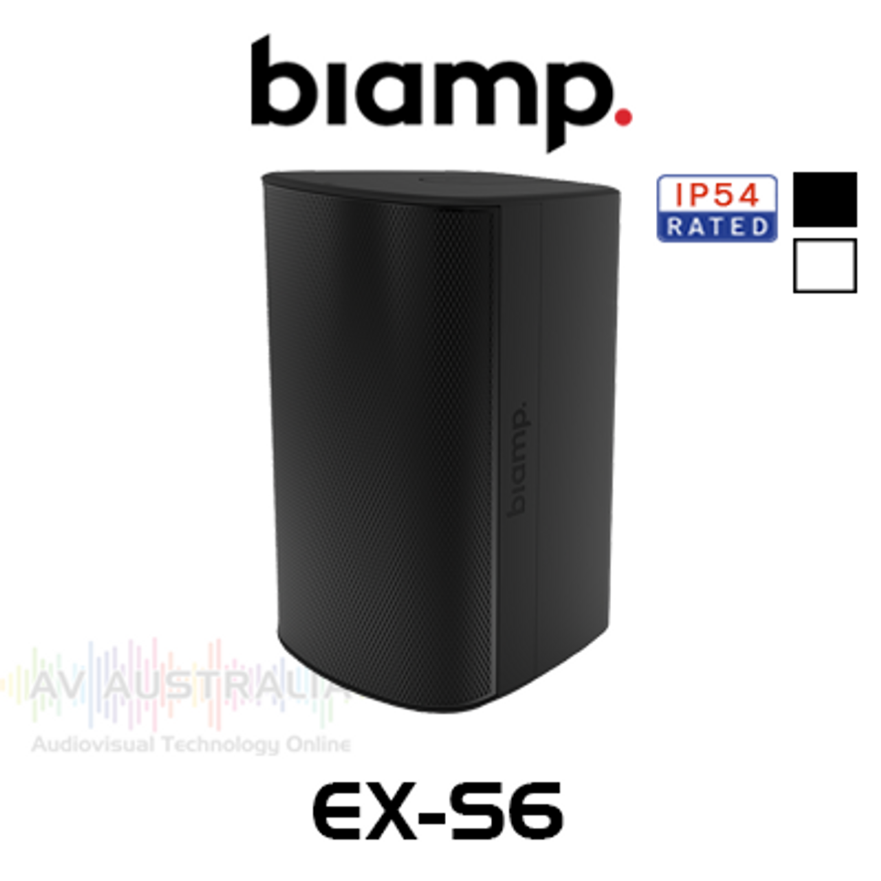 Biamp Desono EX-S6 6.5" 70/100V Coaxial Surface Mount Outdoor Loudspeaker (Each)