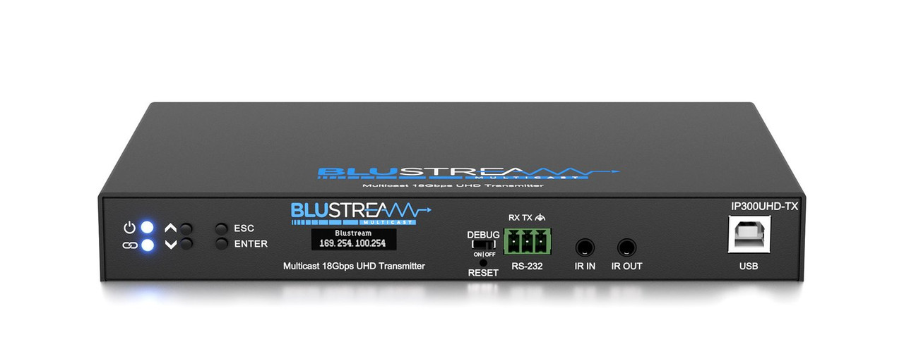 BluStream IP300UHD-TX IP Multicast 4K HDMI 2.0 Video Transmitter