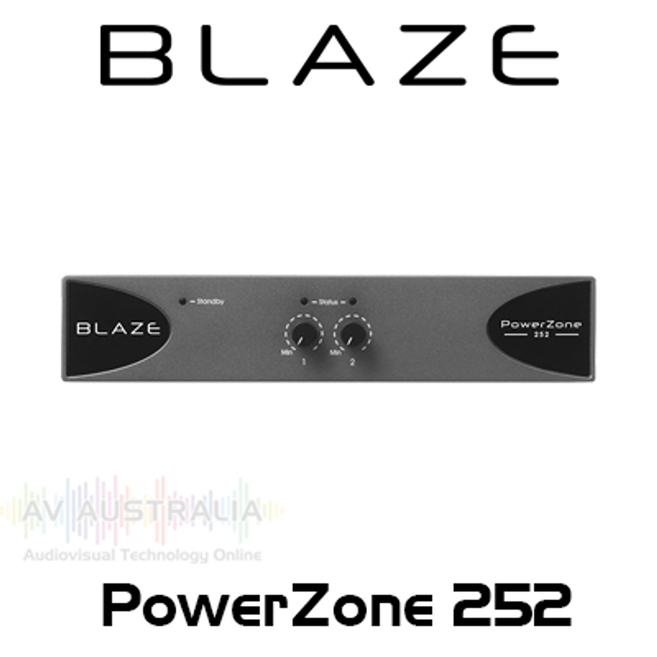 Blaze Audio PowerZone 252 2-Channel 250W Class D Power Amplifier