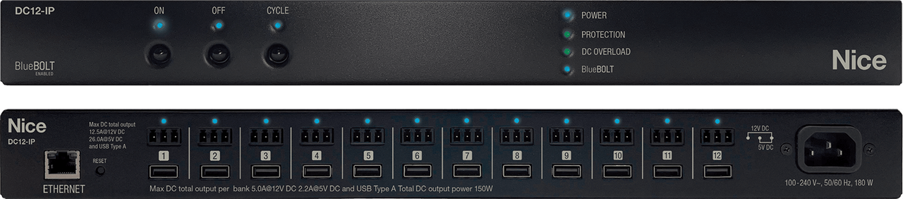 Furman DC12-IP BlueBOL Enabled Smart DC Power Manager