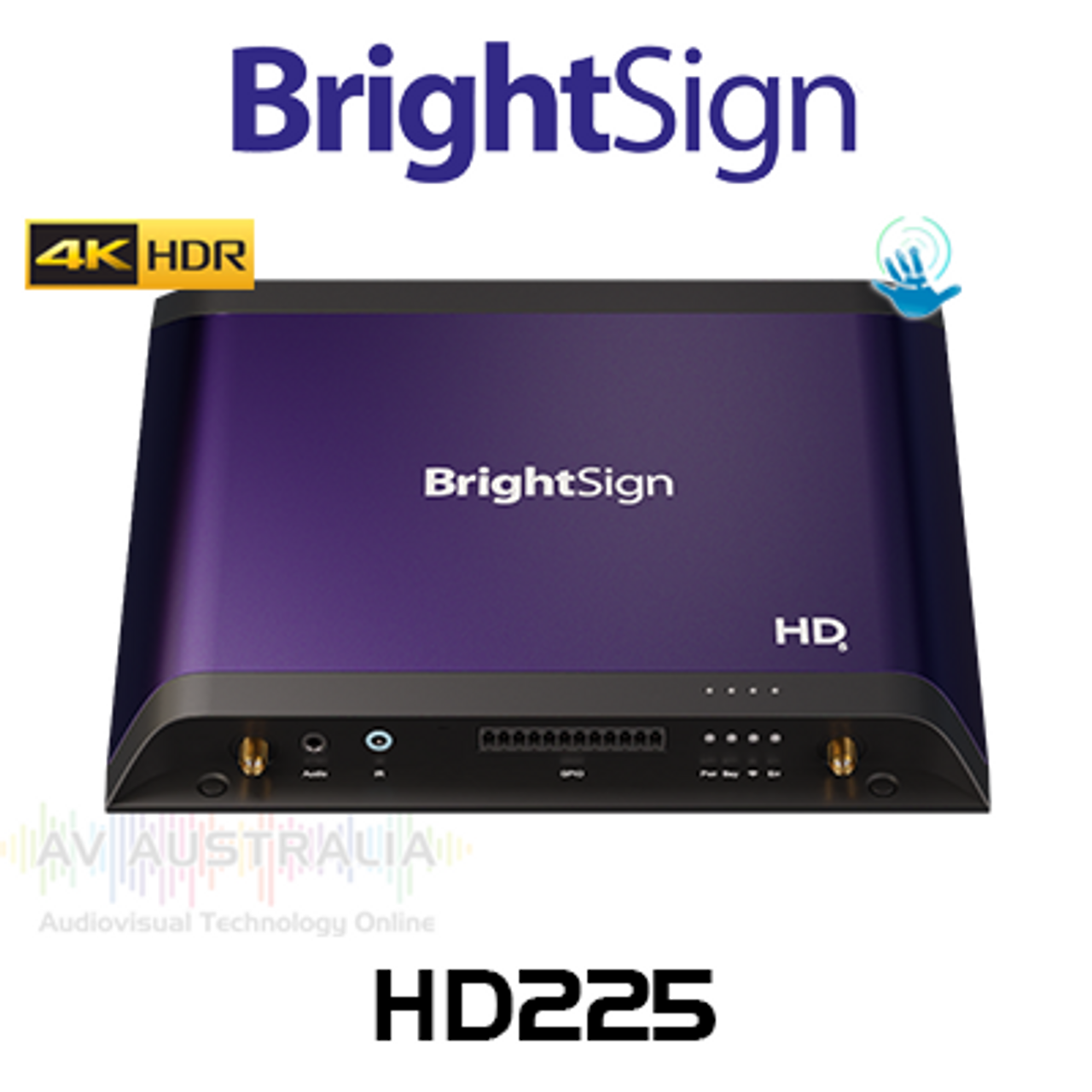 BrightSign HD225 Mainstream 4K H.265 HTML5 Interactive Digital Signage Player