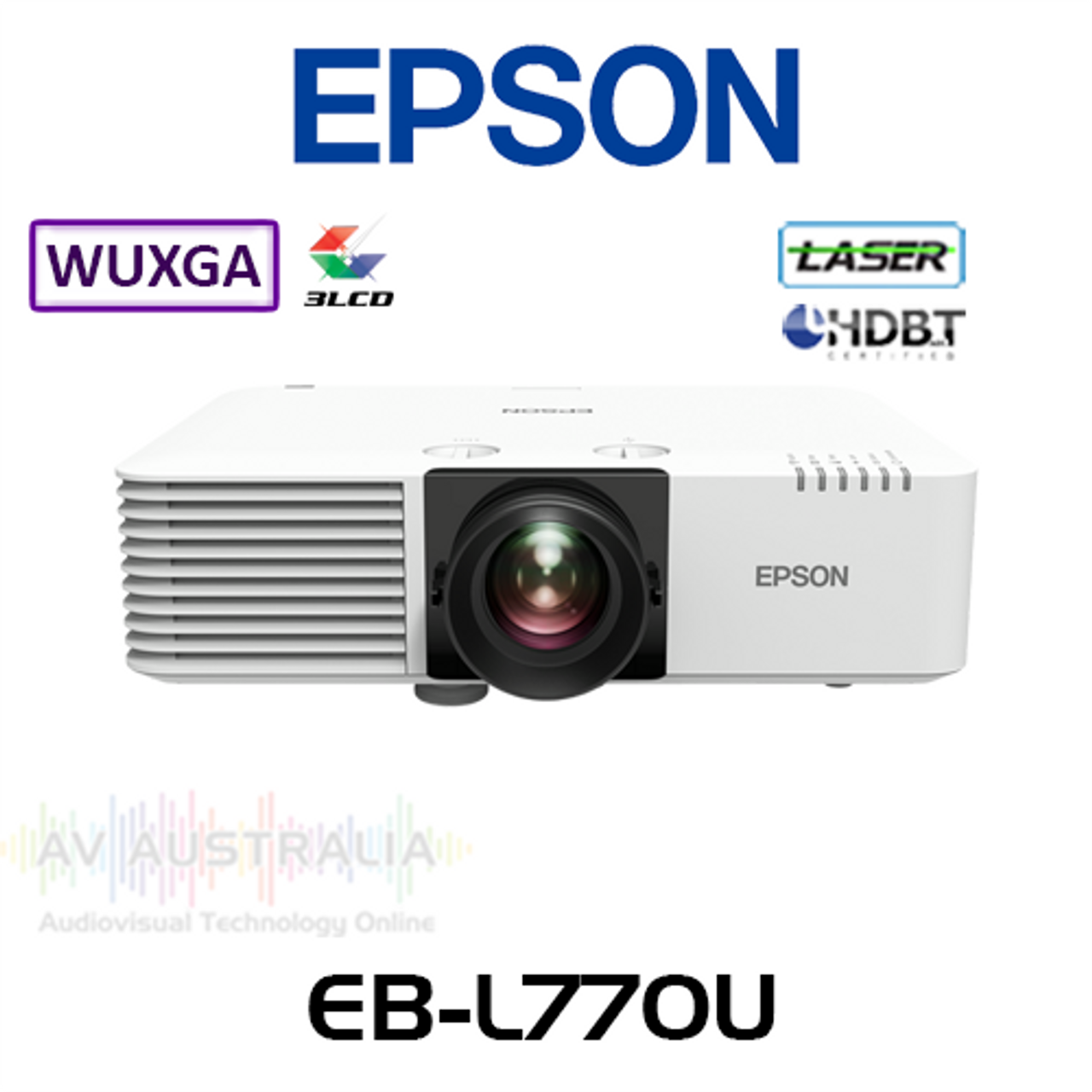 Epson EB-L770U WUXGA 4K Enhancement 7000 Lumen HDBaseT Installation Laser Projector