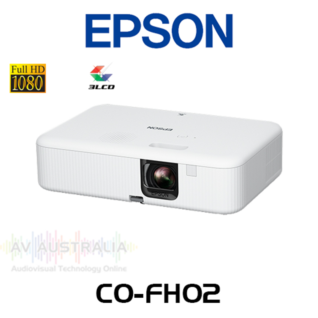 Video Projector Epson CO-FH02 - 3LCD - Full HD - 3000lm - V11HA85040