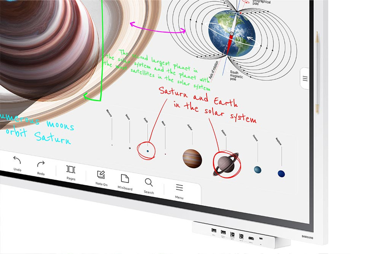 Samsung Flip Pro 4K UHD 350 Nits 16/7 Interactive Digital Whiteboard (55" - 85")