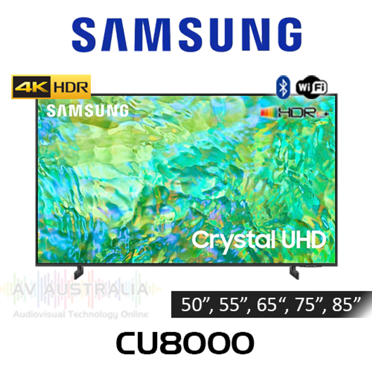 Samsung CU8000 Crystal UHD 4K Smart TVs (50", 55", 65", 75", 85")