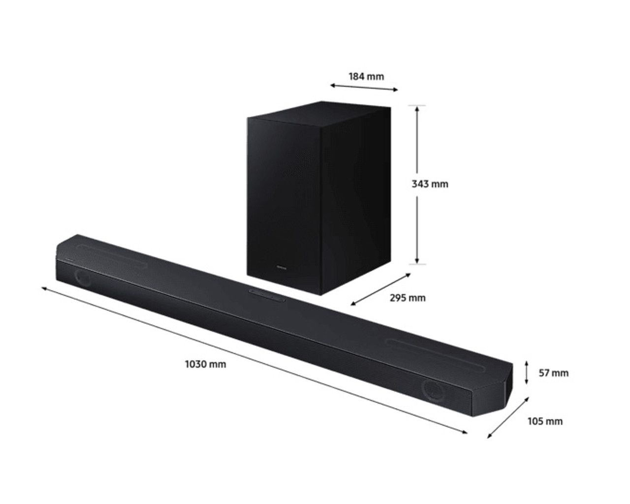 Samsung HW-Q600C 3.1.2ch Dolby Atmos Soundbar