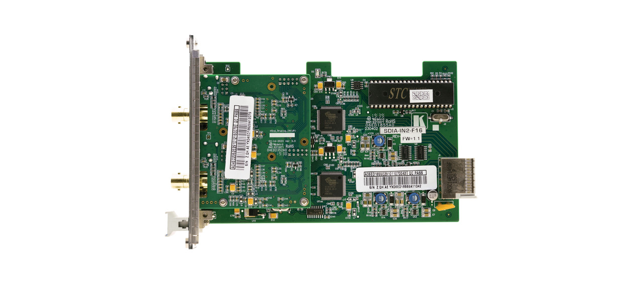 Kramer SDIA-IN2-F16/34 2-Channel SDI With Analog Audio Input Card