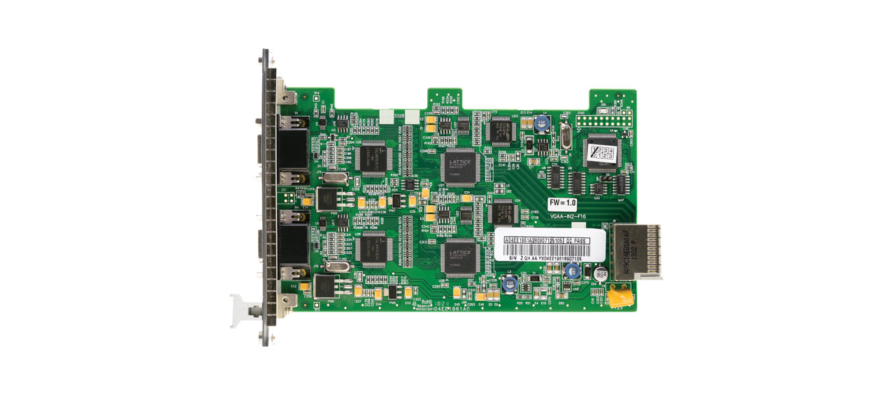 Kramer VGAA-IN2-F16 2-Channel VGA With Analog Audio Input Card