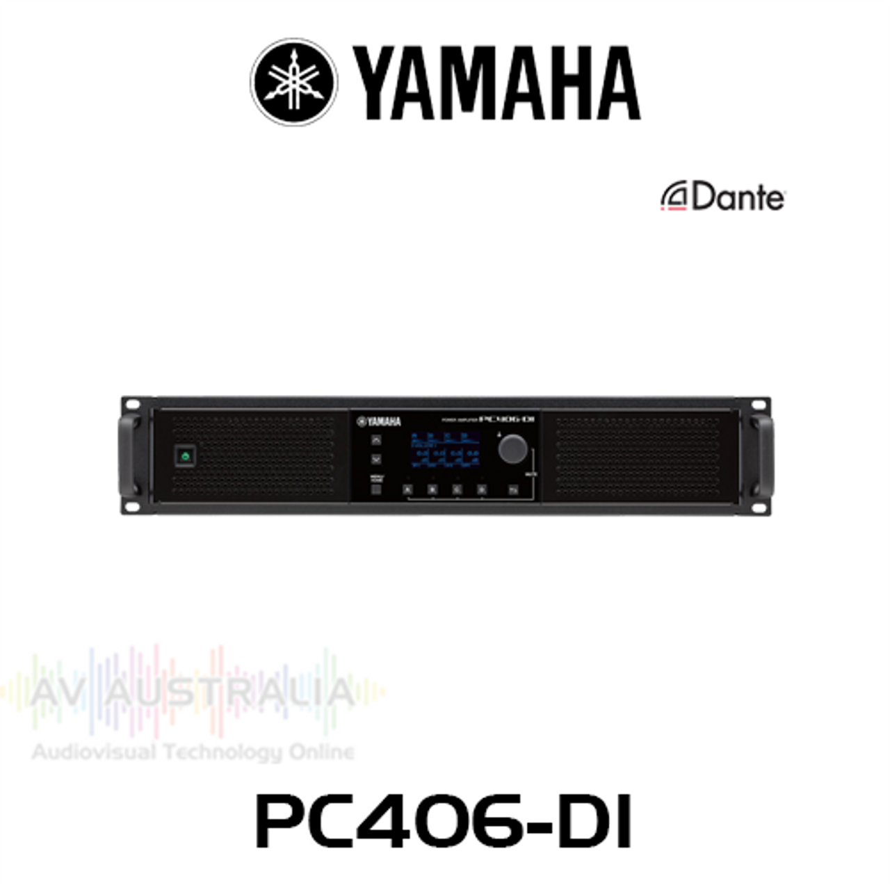 Yamaha PC406-DI 4 x 600W @ 8 ohm 70/100V Power Amplifier