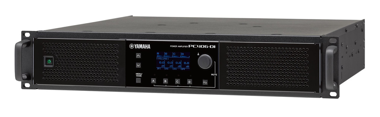 Yamaha PC406-DI 4 x 600W @ 8 ohm 70/100V Power Amplifier