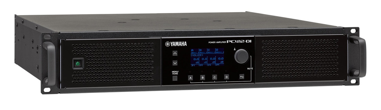 Yamaha PC412-DI 4 x 1200W @ 8 ohm 70/100V Power Amplifier