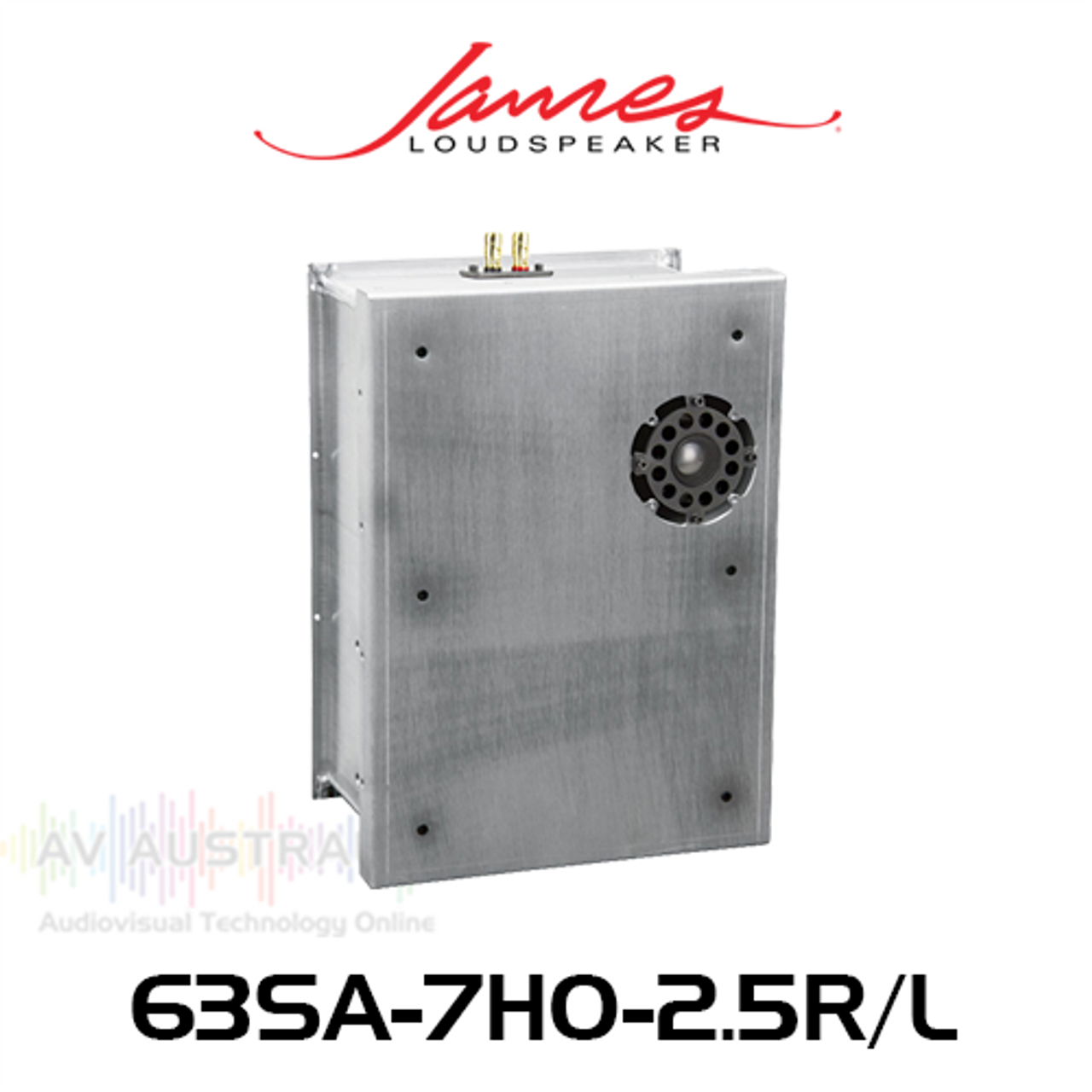 James Loudspeaker 63SA-7HO-2.5R/L 6.5" 3-Way Full Range Small Aperture In-Wall/Ceiling Speaker with Offset (Each)